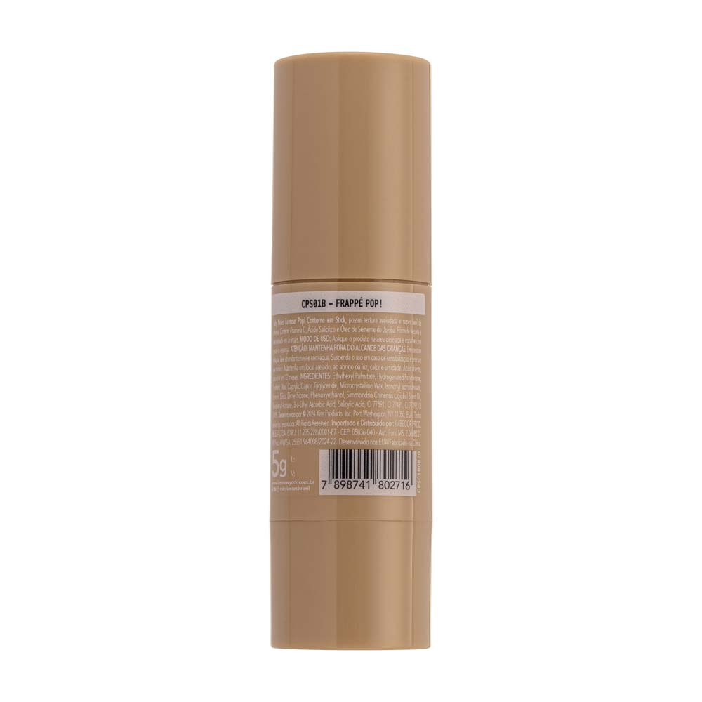 Contorno Facial em Stick Ruby Kisses Contour Pop Cor Frappé