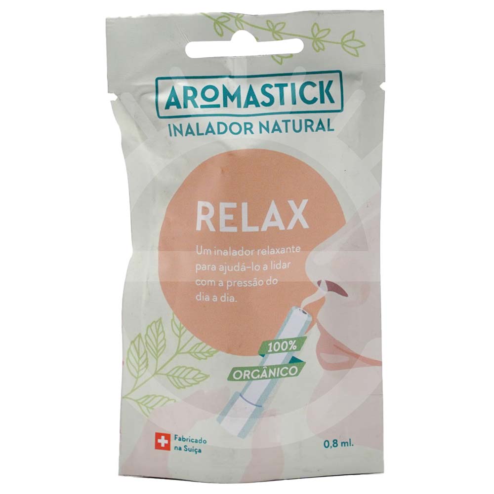 Inalador Nasal Orgânico AromaStick Relaxante