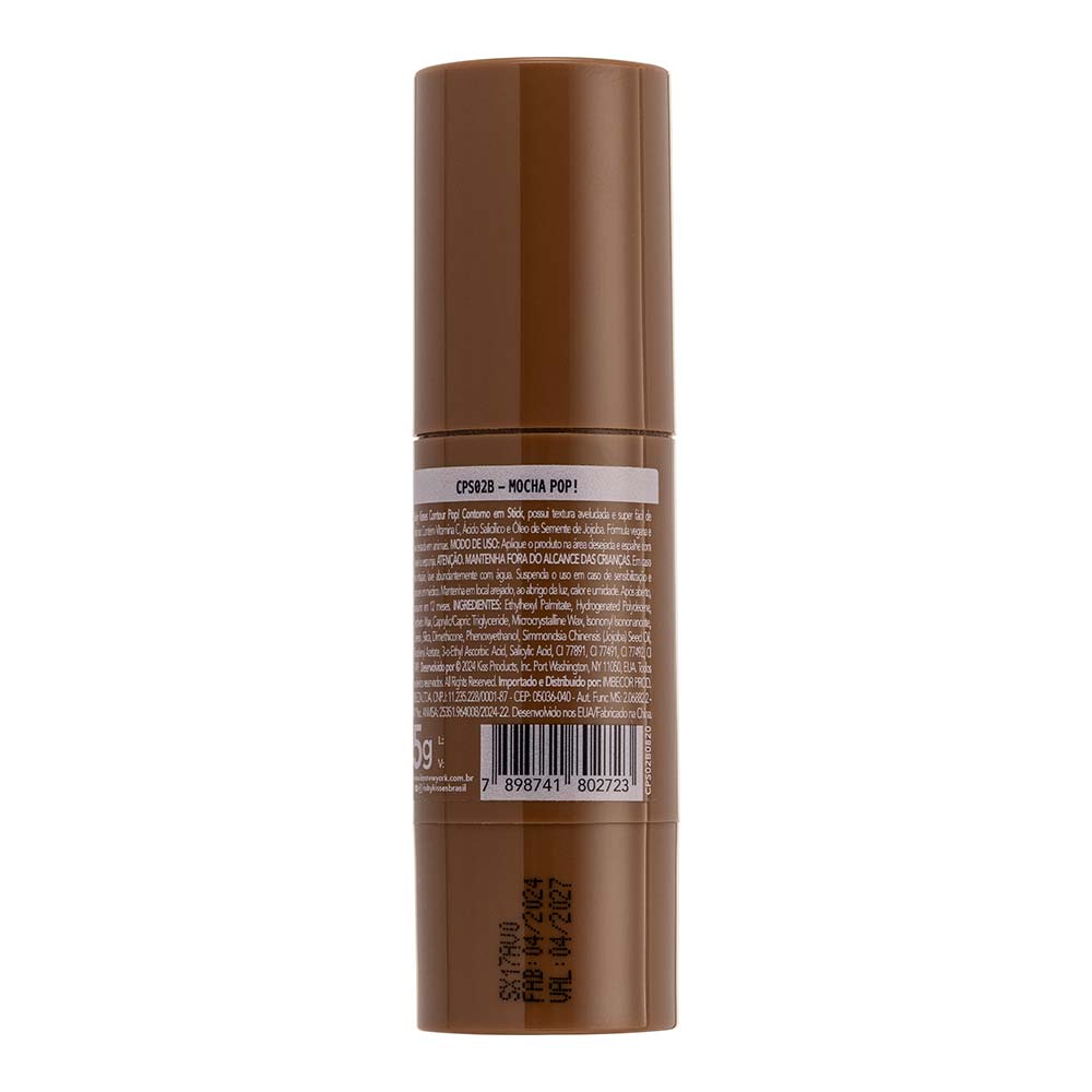 Contorno Facial em Stick Ruby Kisses Contour Pop Cor Mocha