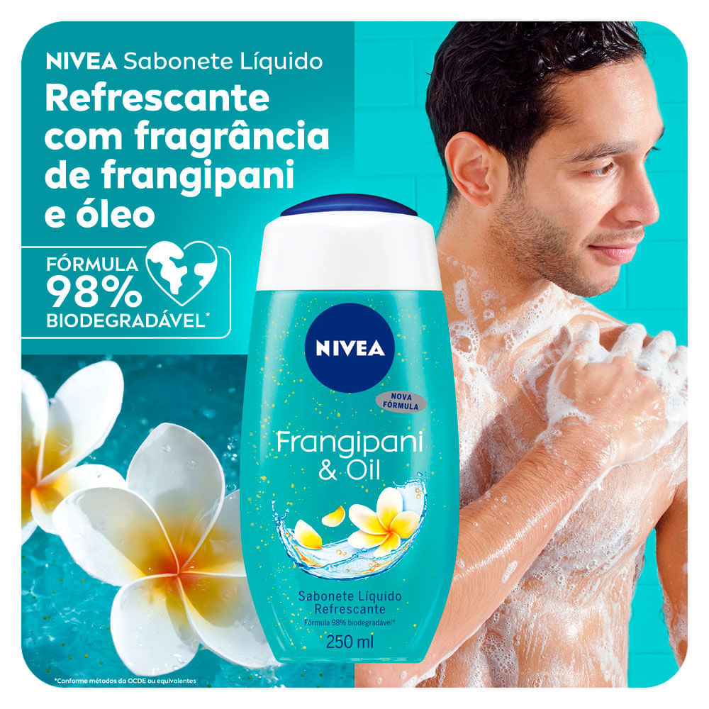 Sabonete Líquido NIVEA Frangipani & Oil