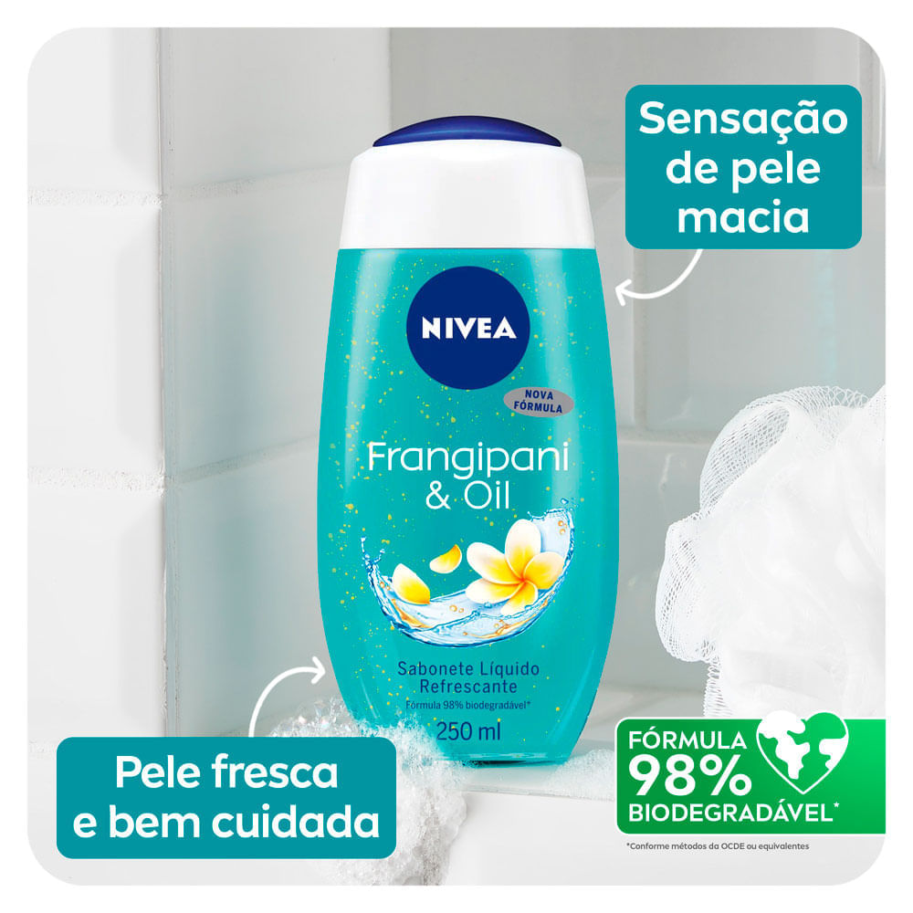 Sabonete Líquido NIVEA Frangipani & Oil