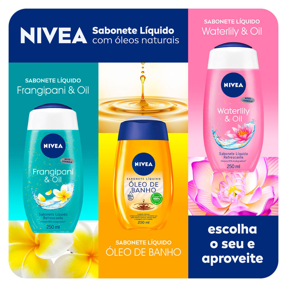 Sabonete Líquido NIVEA Frangipani & Oil