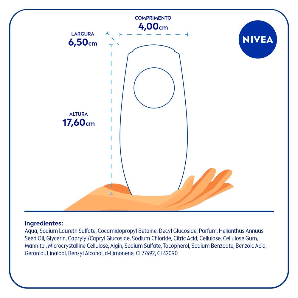 Sabonete Líquido NIVEA Frangipani & Oil