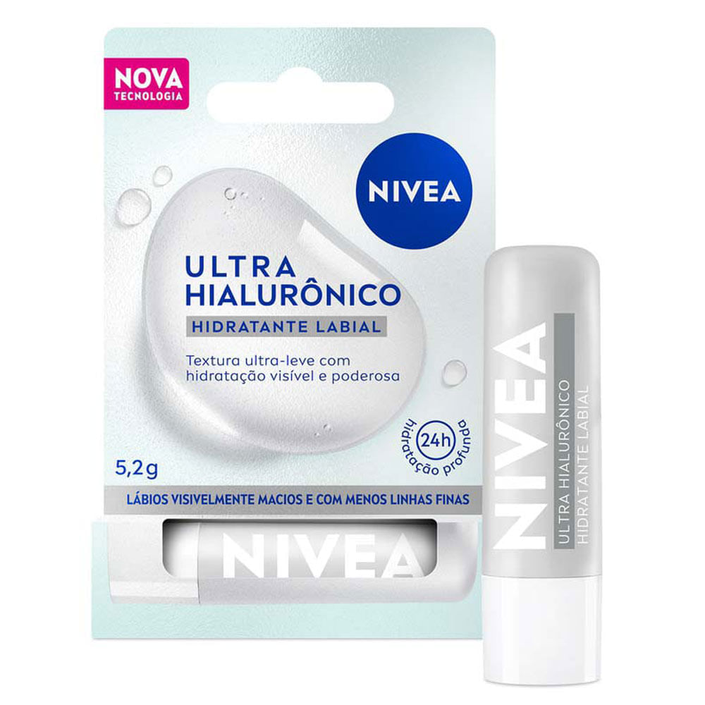 Hidratante Labial Nivea   Ultra Hialurônico
