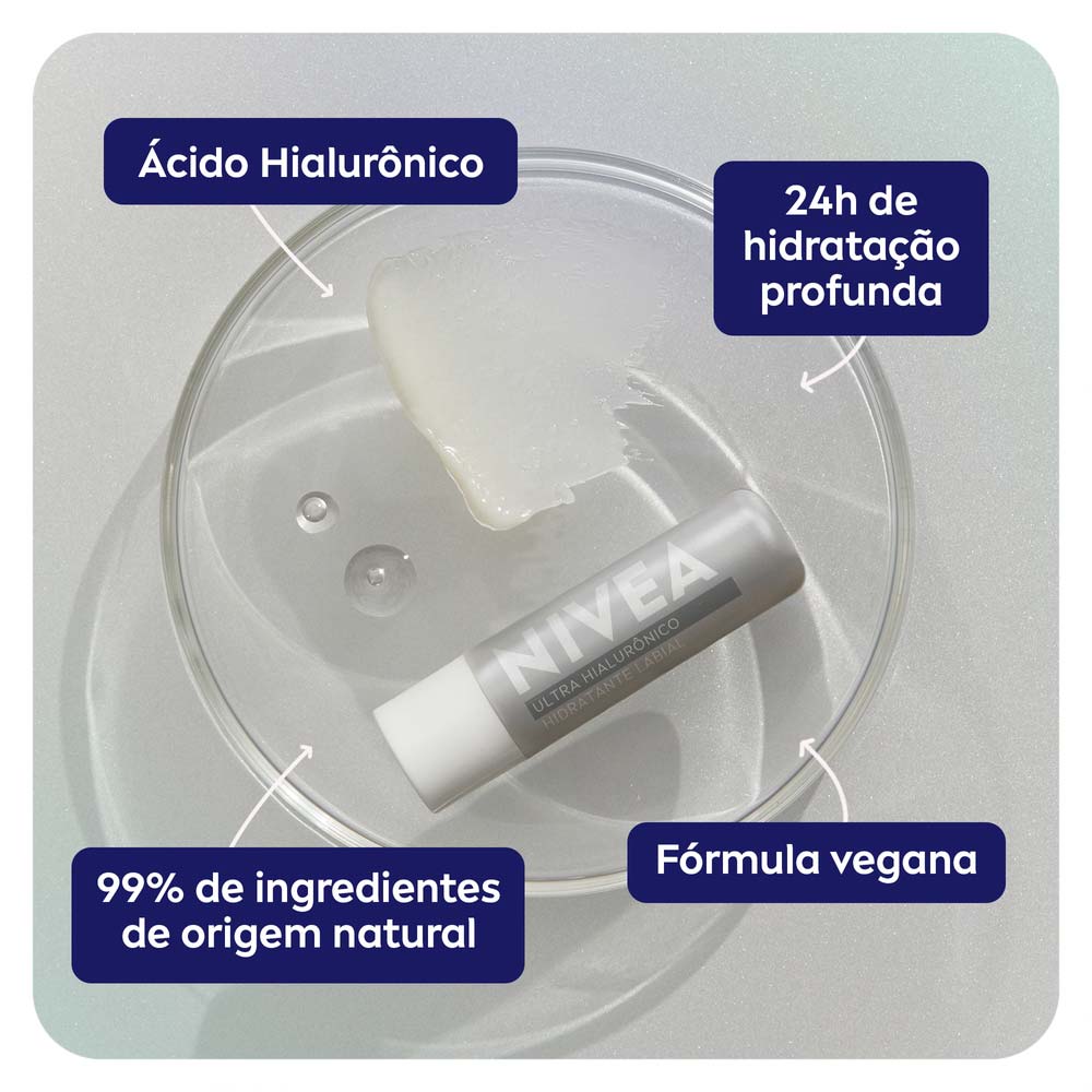 Hidratante Labial NIVEA   Ultra Hialurônico
