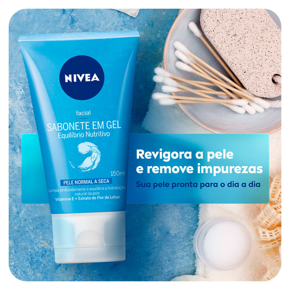 Sabonete Facial em Gel NIVEA Equilíbrio Nutritivo