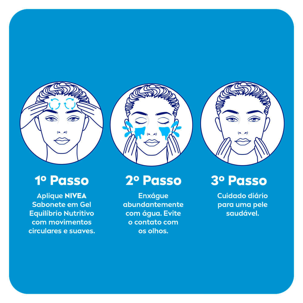 Sabonete Facial em Gel NIVEA Equilíbrio Nutritivo