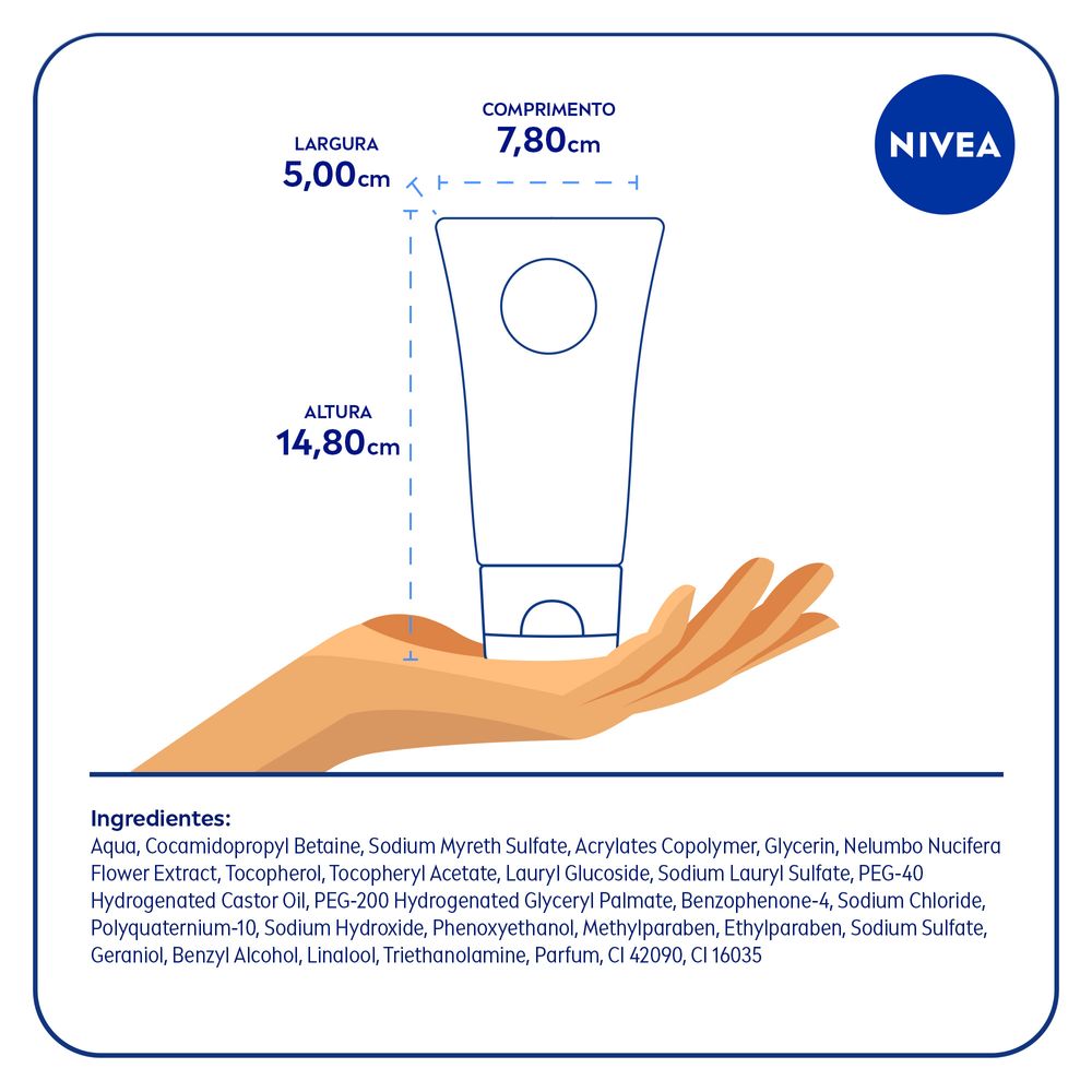 Sabonete Facial em Gel NIVEA Equilíbrio Nutritivo