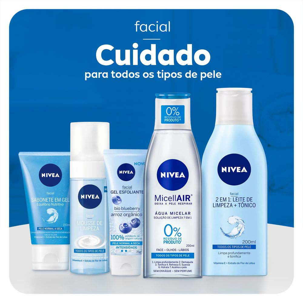 Sabonete Facial em Gel NIVEA Equilíbrio Nutritivo