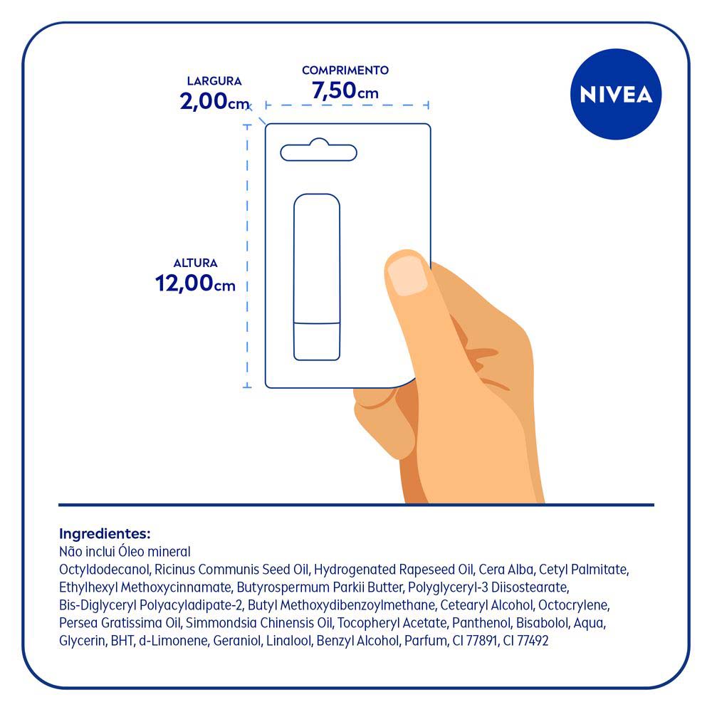 NIVEA Protetor Labial Med Repair FPS15