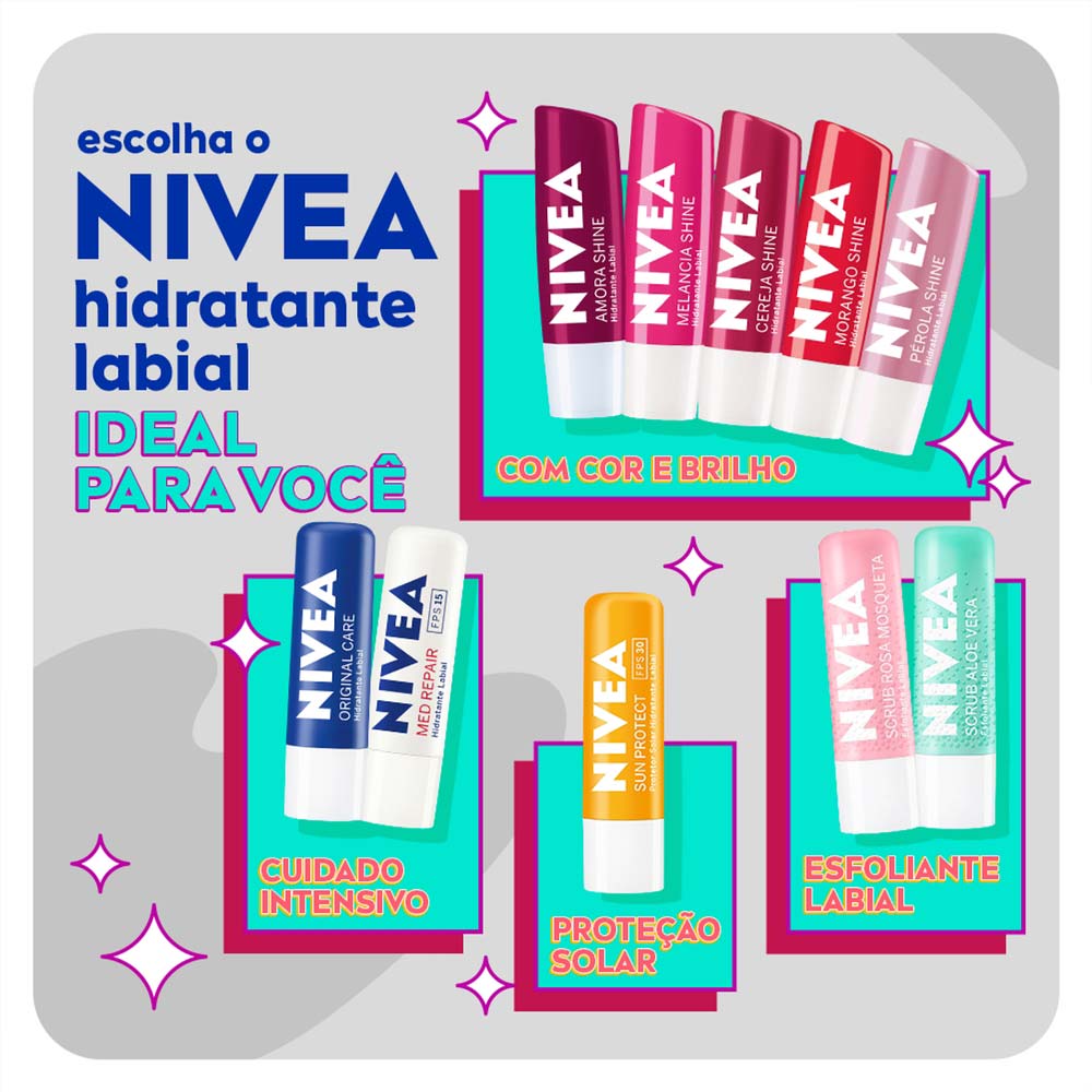 NIVEA Protetor Labial Med Repair FPS15