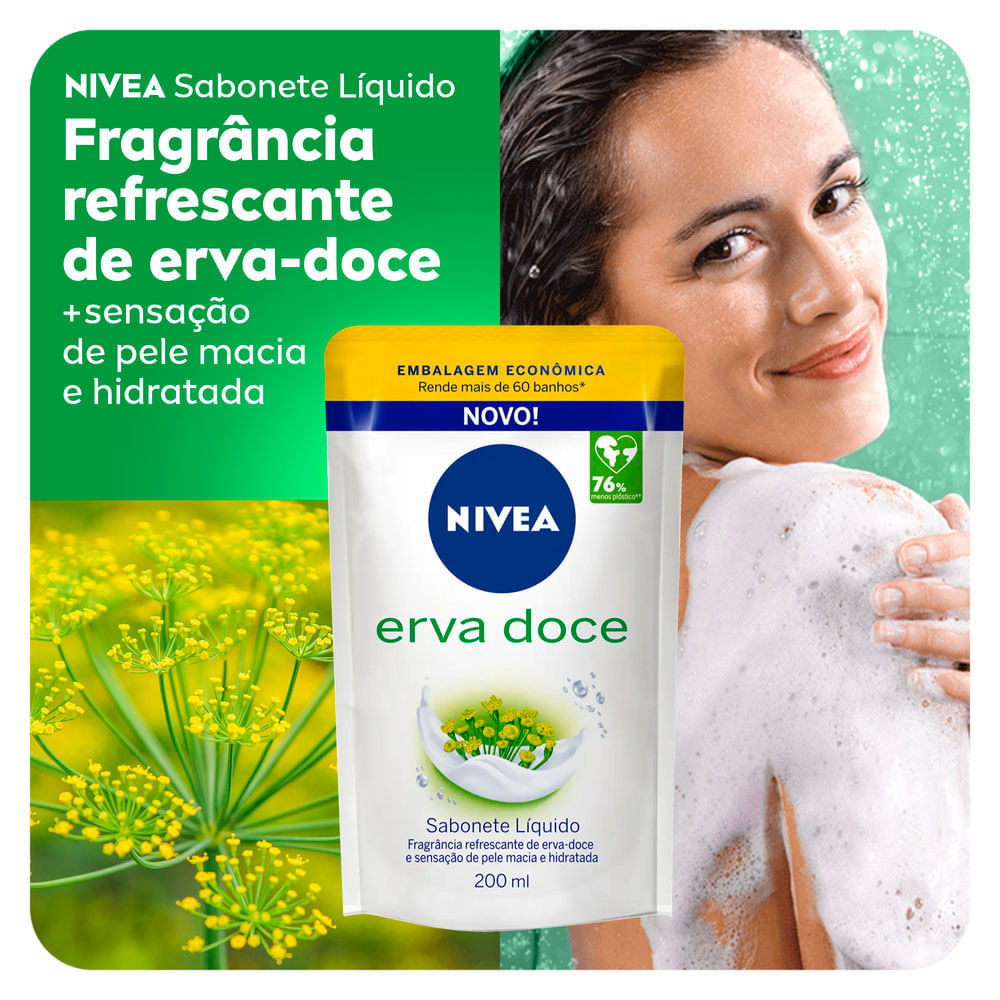 Sabonete Líquido NIVEA Erva Doce Refil