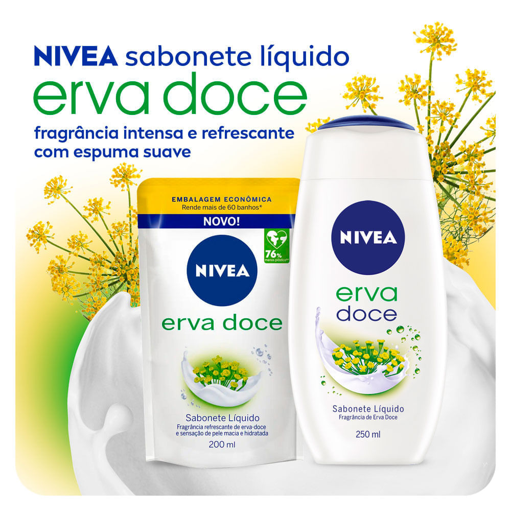 Sabonete Líquido NIVEA Erva Doce Refil