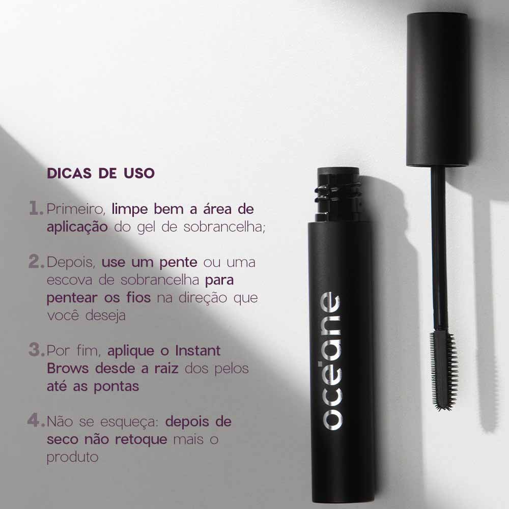 Gel Fixador para Sobrancelhas Océane    Instant Brows