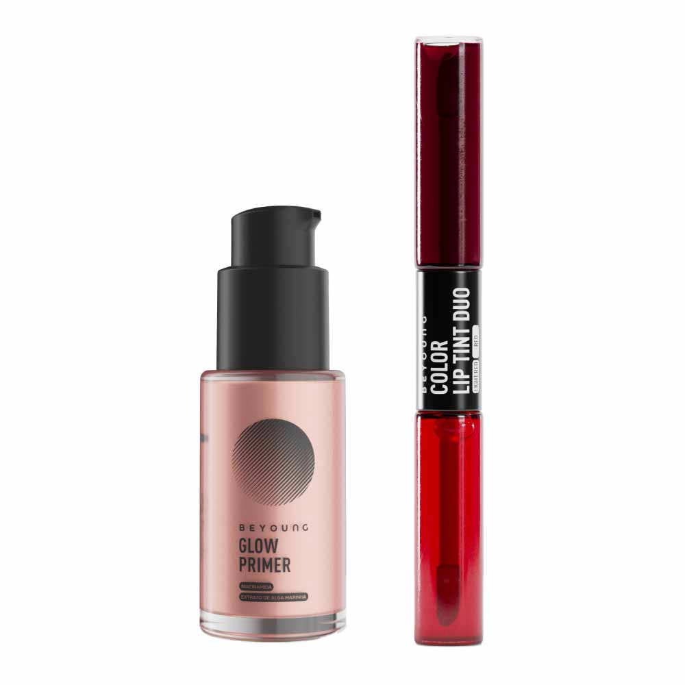 Beyoung Kit   Primer Facial Firmador + Lip Tint Rose