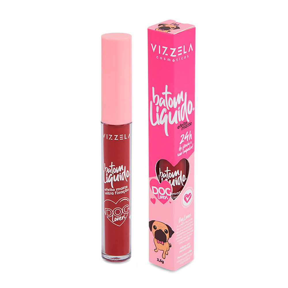 Batom Líquido Vizzela Cor 10 Pug
