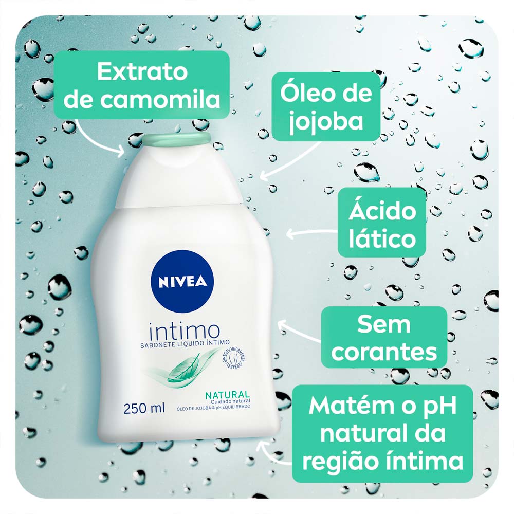 Sabonete Líquido Íntimo NIVEA   Natural