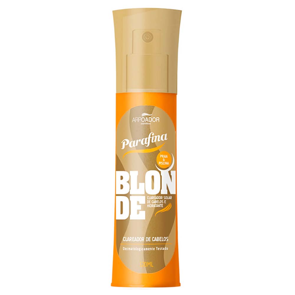 Clareador Solar para Cabelos Parafina Bronze   Parafina Blonde