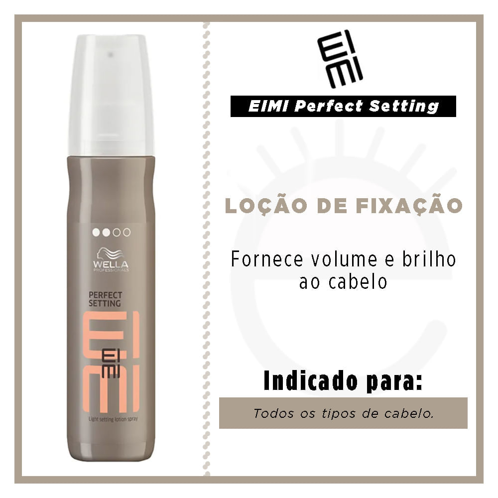 Loção de Fixação EIMI Perfect Setting Wella Professionals 150ml