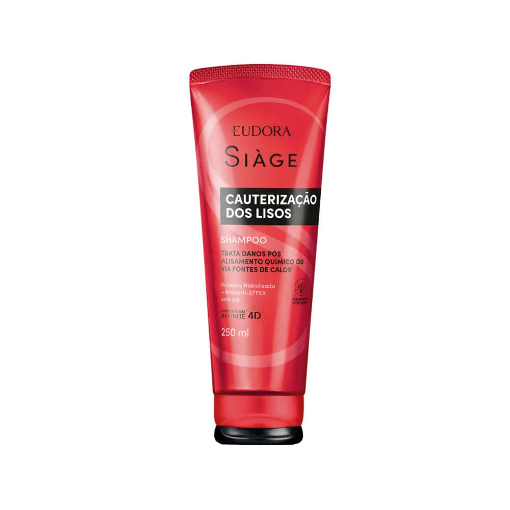 Shampoo Eudora Siàge Cauterização Dos Lisos 250 Ml
