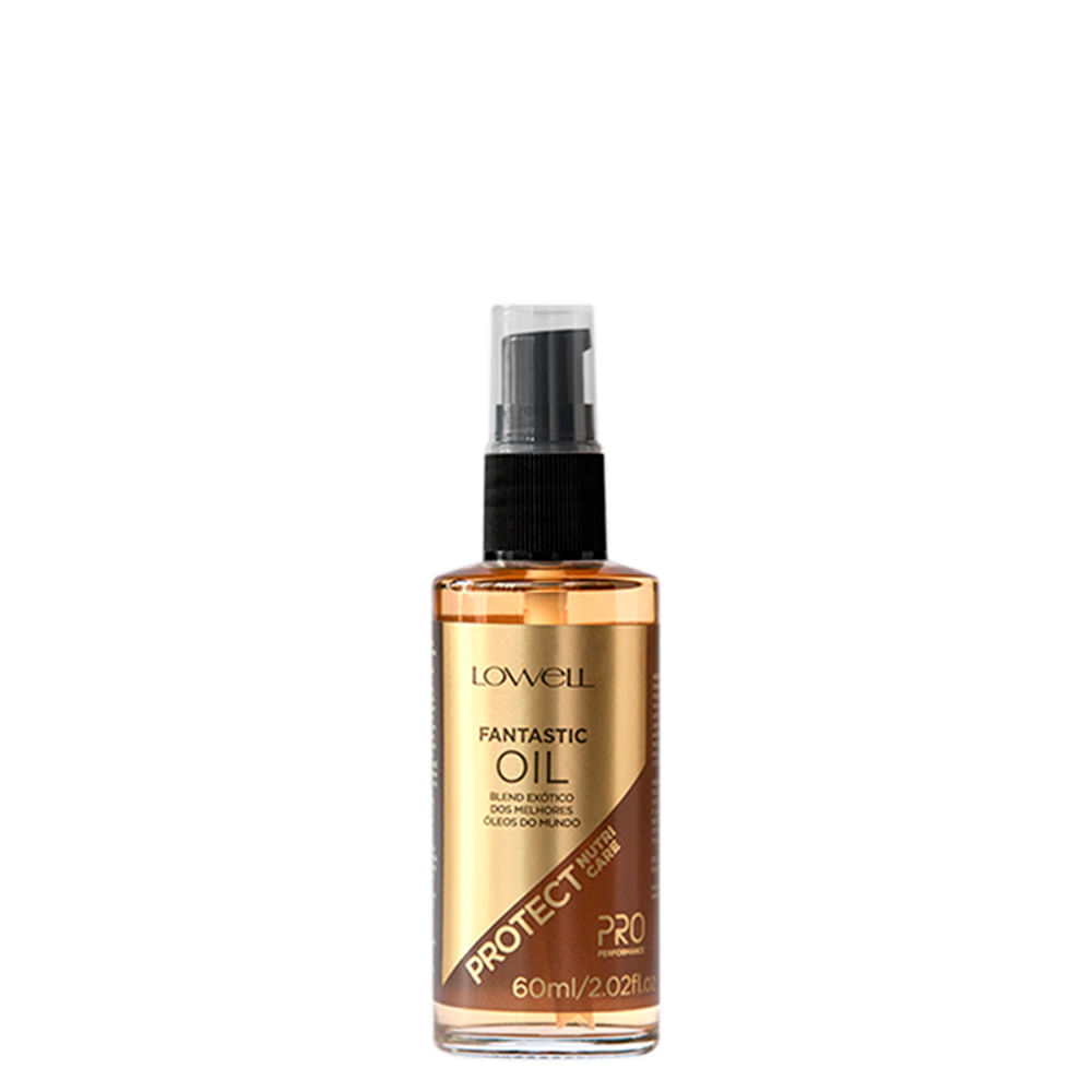 Óleo Capilar Lowell Fantastic Pro Performance Protect Nutre Care 60 ml