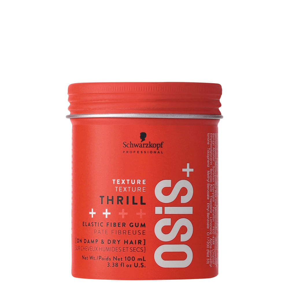 Goma Fibrosa De Fixação E Brilho Schwarzkopf Professional Osis+ Thrill 100 Ml