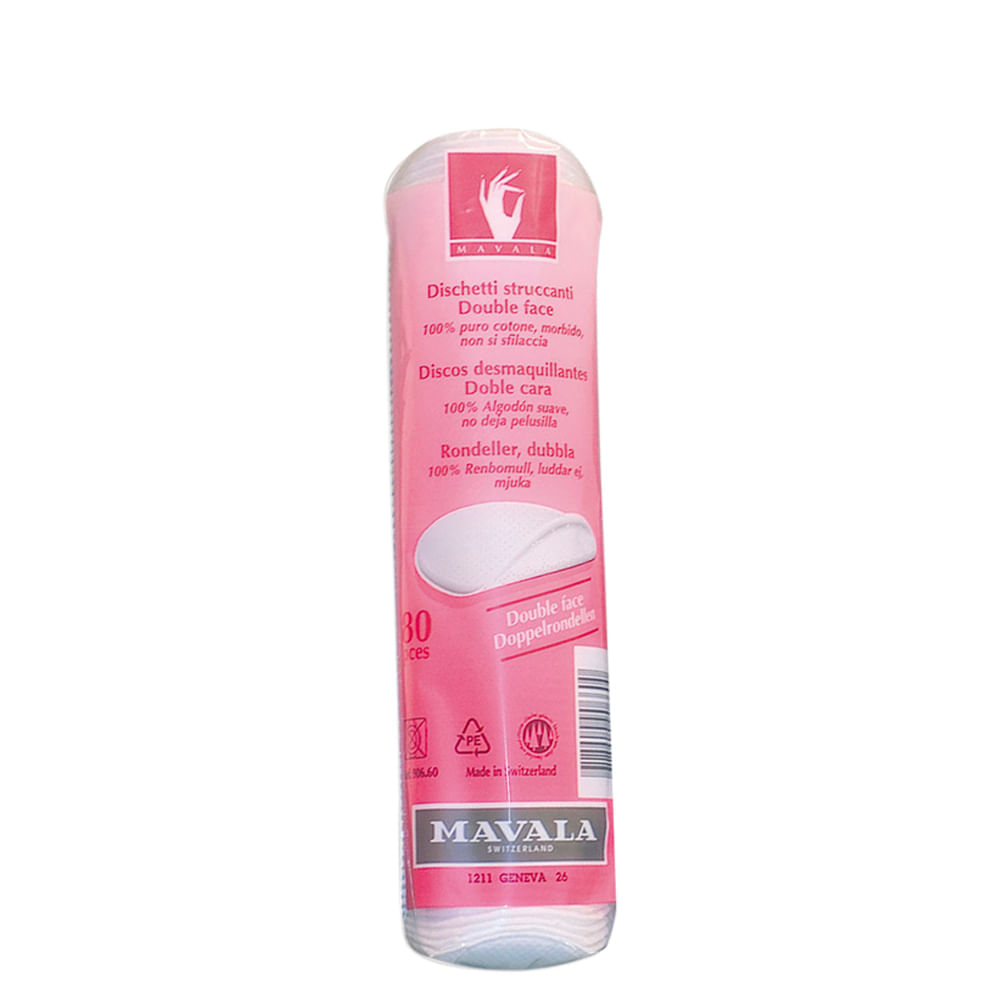 Discos de Algodão Mavala Cotton Pads com 80 Unidades