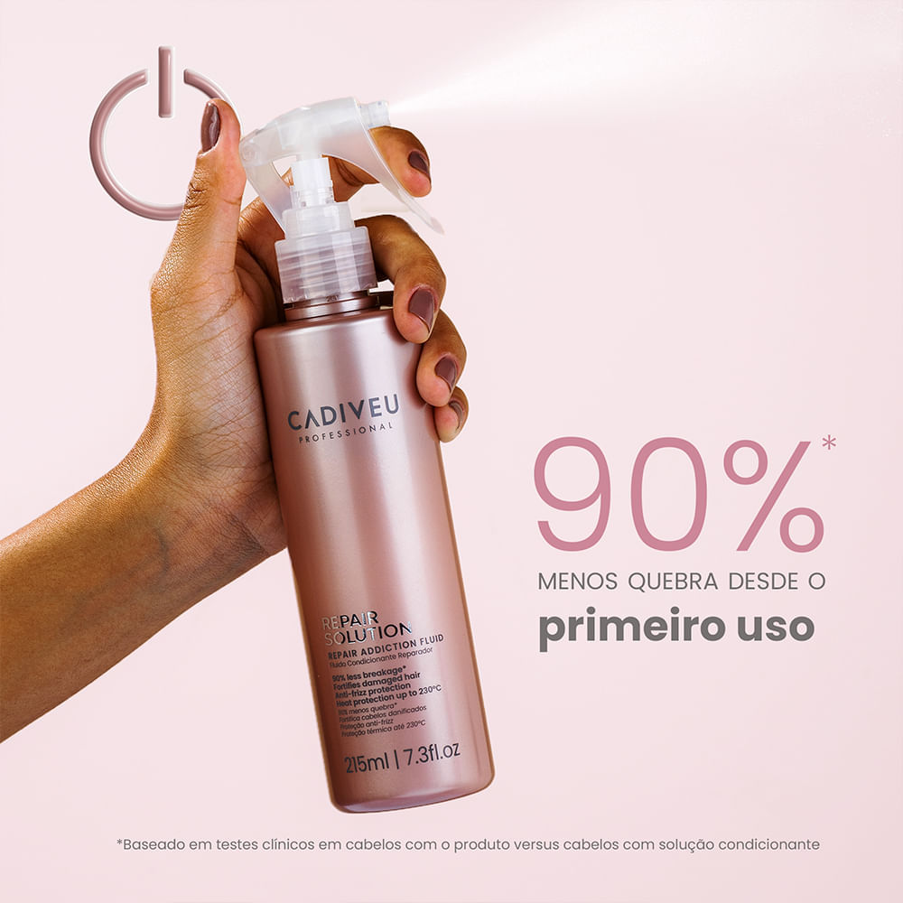 Leave-in Fluído Cadiveu Professional Repair Solution 215 ml