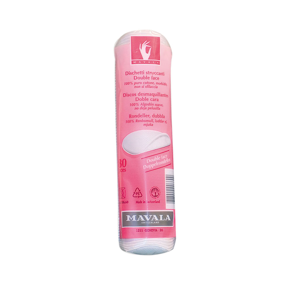 Discos de Algodão Mavala Cotton Pads com 80 Unidades