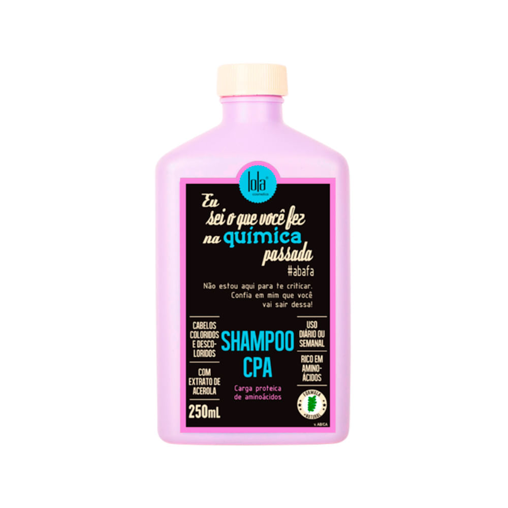 Kit Lola Cosmetics Hidratação Eu Sei o Que Você Fez na Química Passada Shampoo 250 ml + Tratamento em Spray 250 ml
