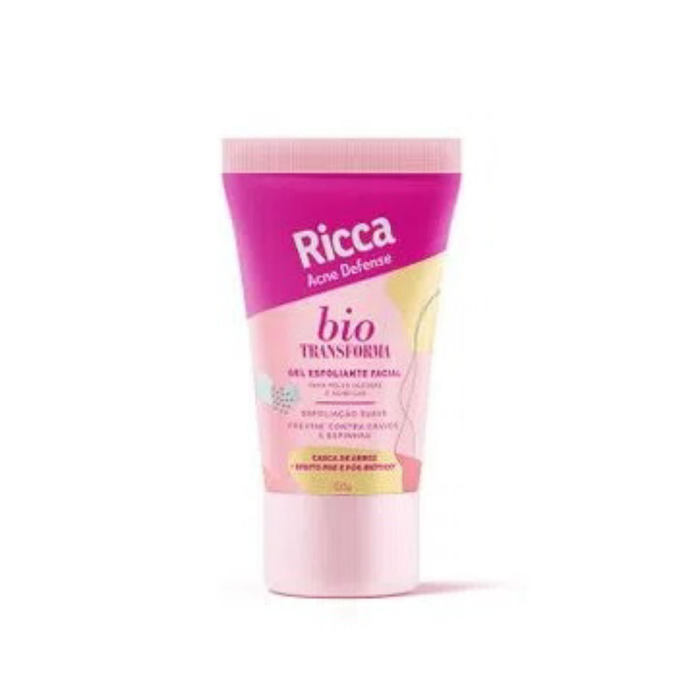 Gel Esfoliante Facial Ricca 60g