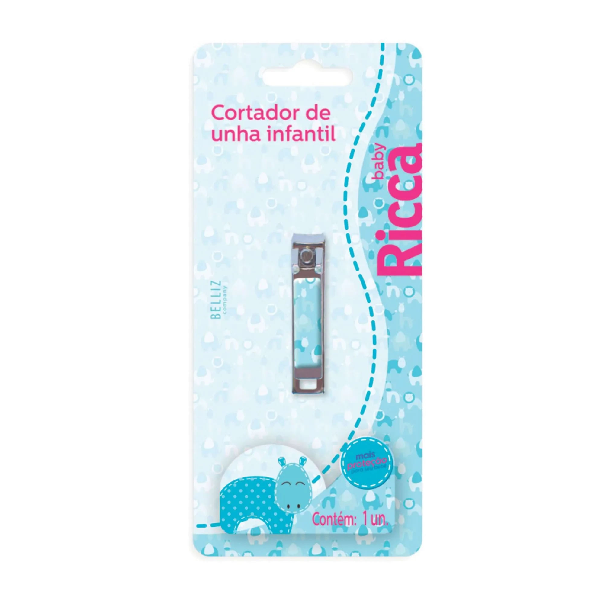 Cortador De Unhas Ricca Baby Azul
