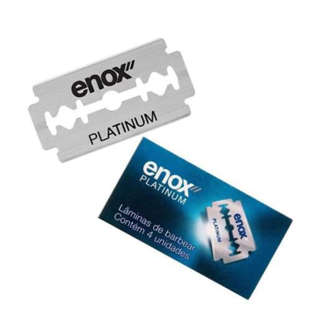 Lamina Duplo Fio Enox Platinum 4 Unid