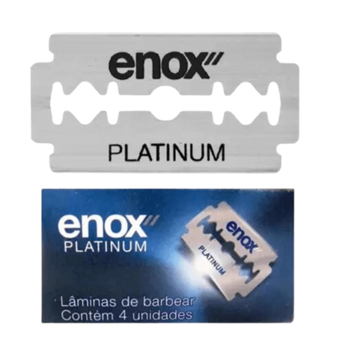 Lamina Duplo Fio Enox Platinum 4 Unid