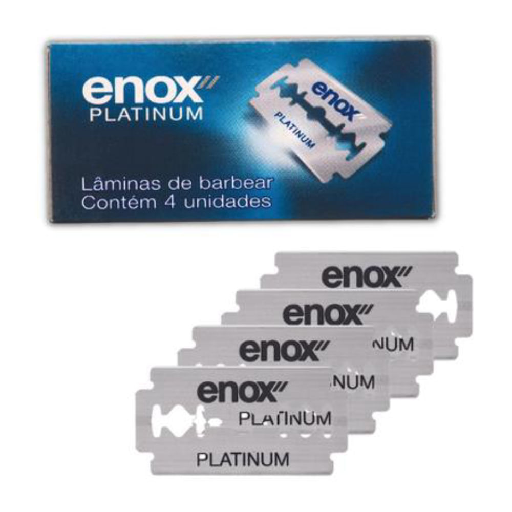 Lamina Duplo Fio Enox Platinum 4 Unid