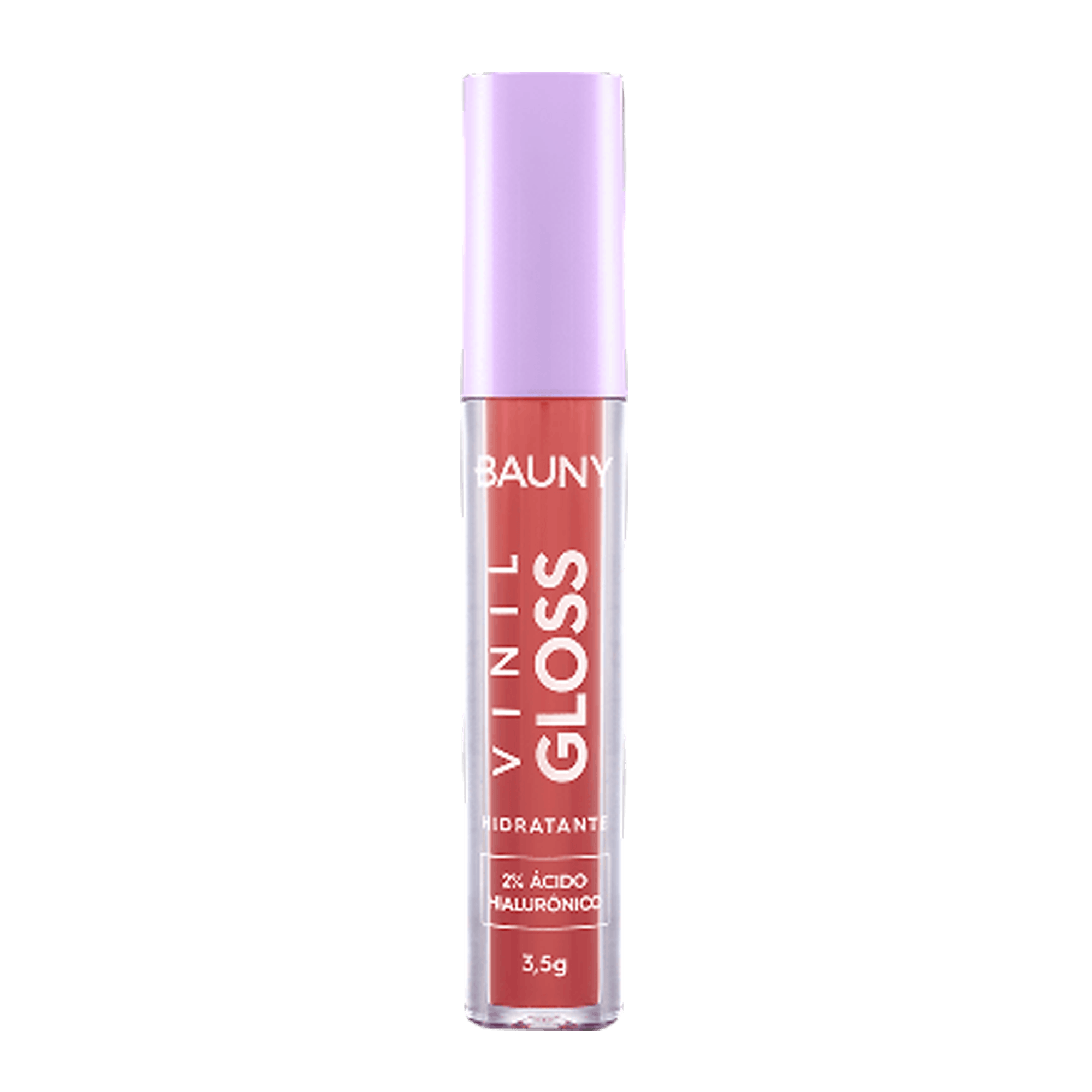 Bauny Vinil Gloss Malva Frio - Gloss Labial Hidratante Be Brave 3,5g
