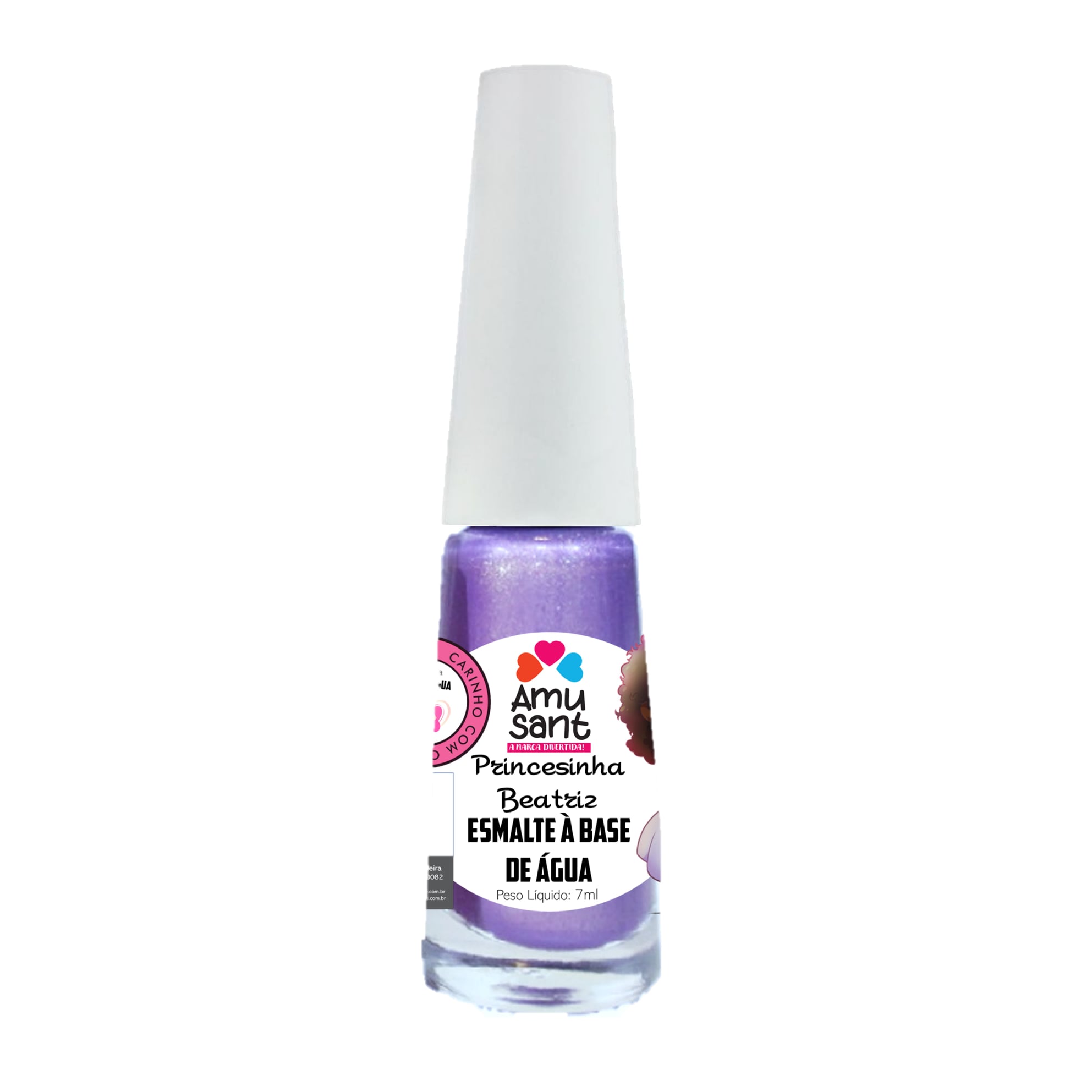 Esmalte A Base De Agua Amusant Princesinha Beatriz 7ml