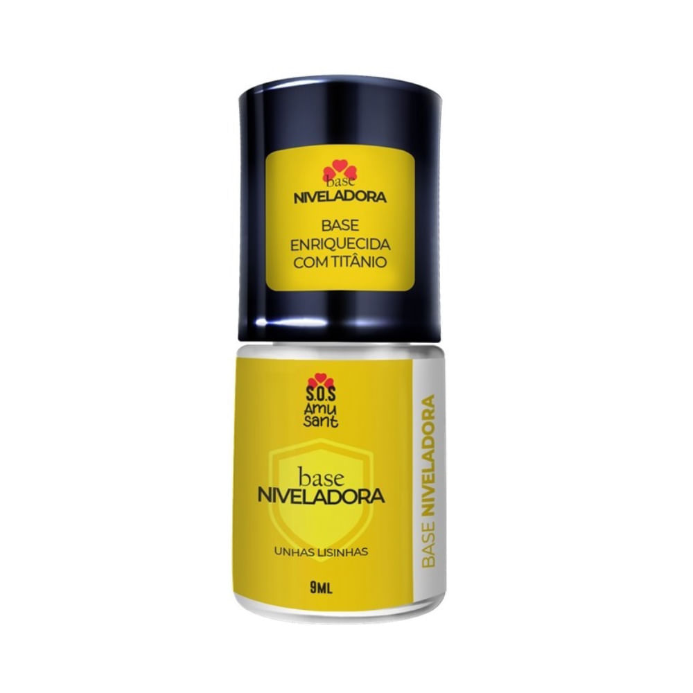 Base Unhas Lisinhas Niveladora E Endurecedora Com Titânio 9ml
