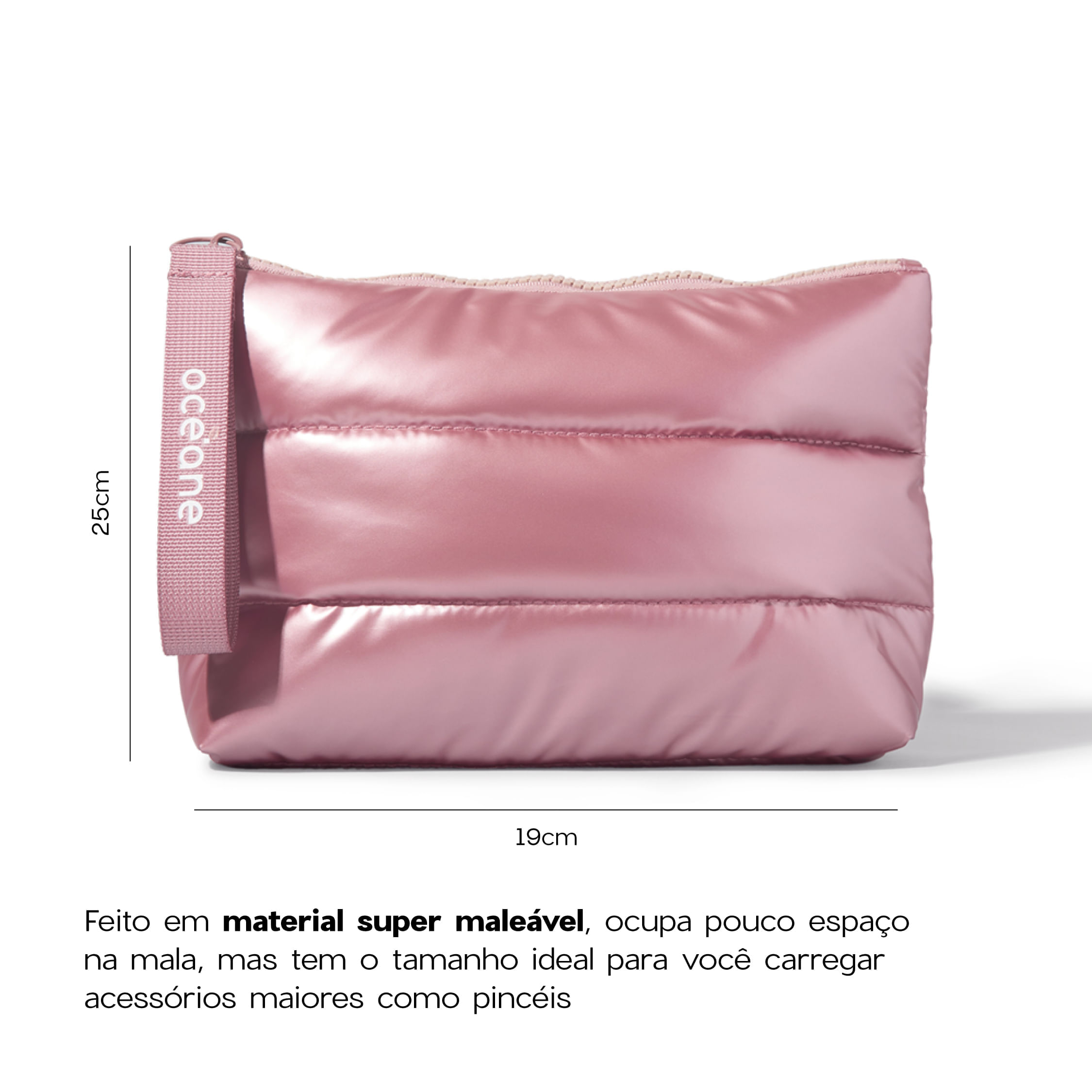 Kit Nécessaire Puffer + Spray Bucal + Hidratante Labial Travel (3 Produtos)