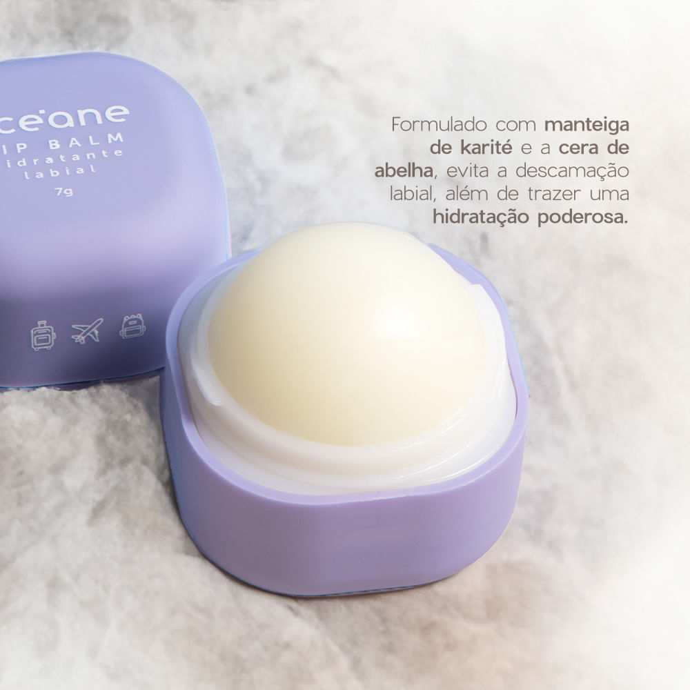 Kit Nécessaire Puffer + Spray Bucal + Hidratante Labial Travel (3 Produtos)