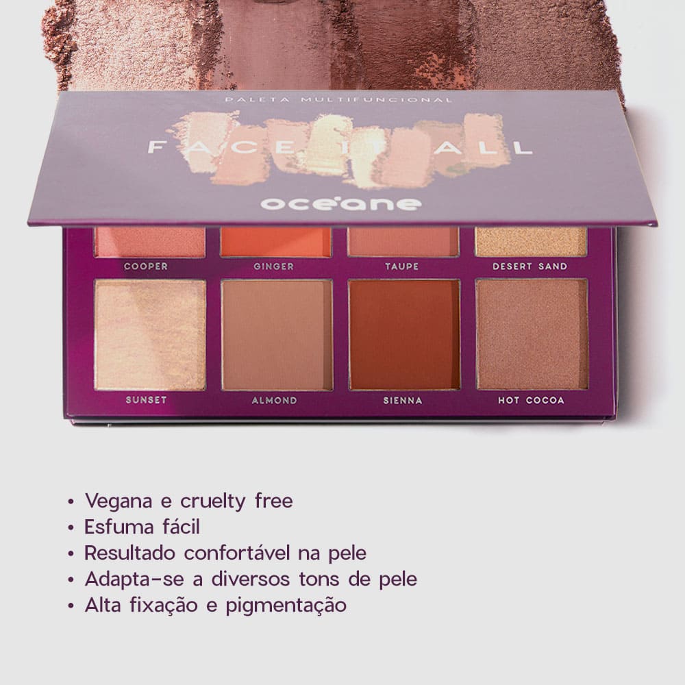 Paleta Multifuncional - Face It All Océane Purple 25,6g