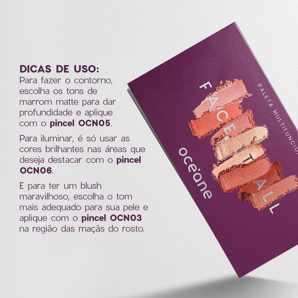 Paleta Multifuncional - Face It All Océane Purple 25,6g