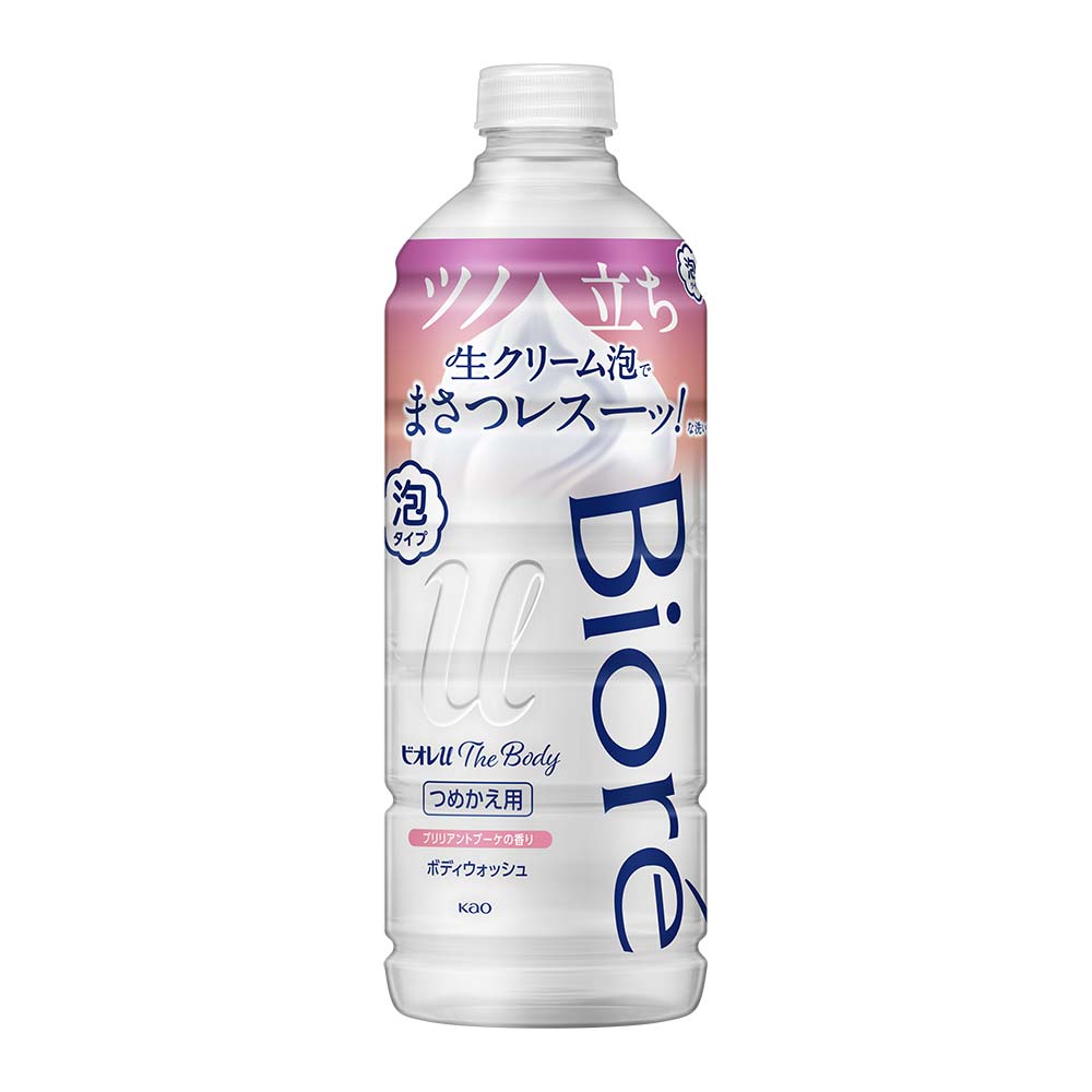 Espuma de Limpeza Corporal Refil Bioré - The Body Brilliant Bouquet 440ml