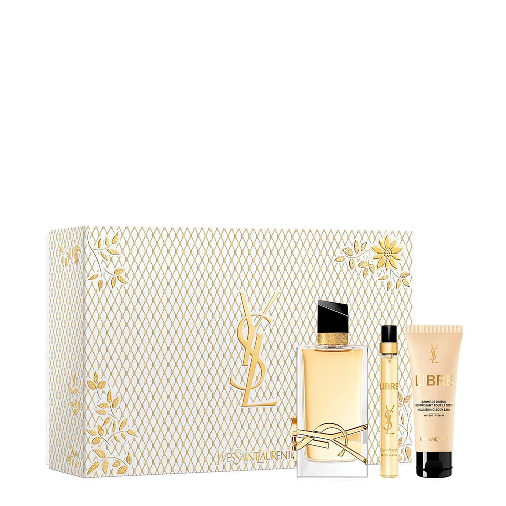 Kit Ysl Libre Eau de Parfum  Perfume Feminino 90ml + Loção Corporal 50ml + Mini 10ml