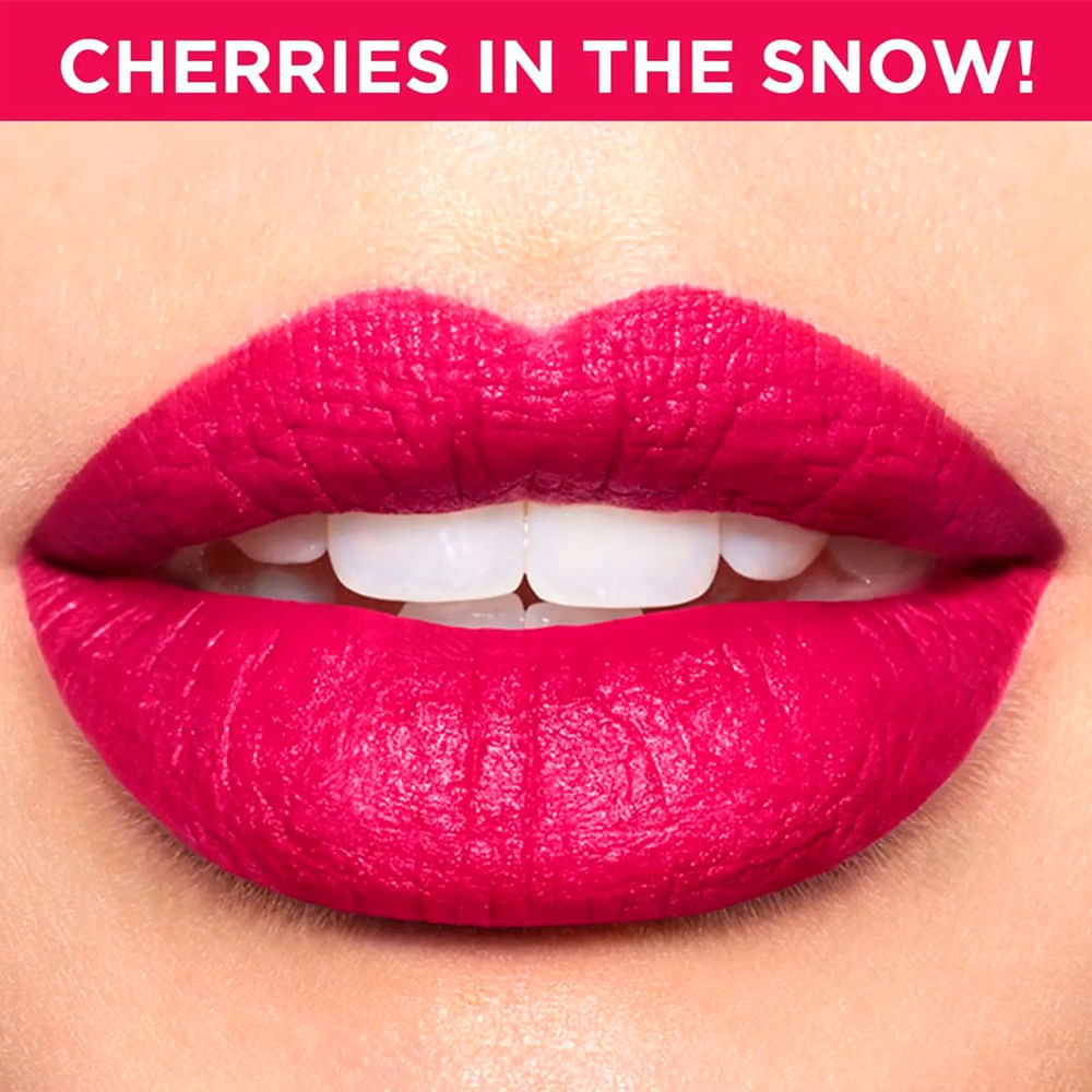 Revlon Super Lustrous Lipstick The Luscious Cherries in The Snow 23  Batom Matte 4,2g NULO