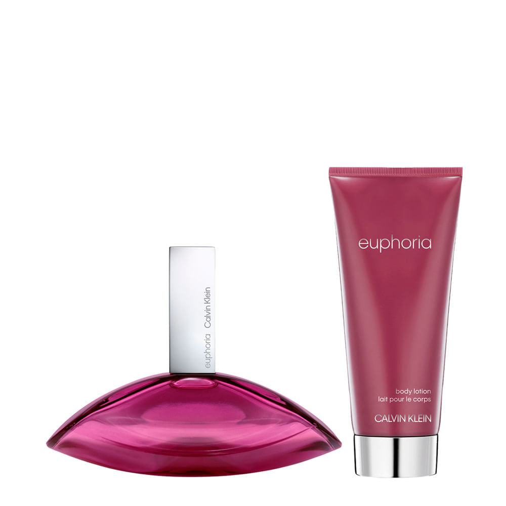 Kit Calvin Klein Euphoria EdP Feminino 100ml  + Body Lotion