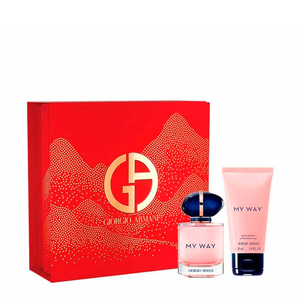 Kit Giorgio Armani My Way Eau De Parfum  Perfume Feminino 50ml + Gel De Banho 50ml