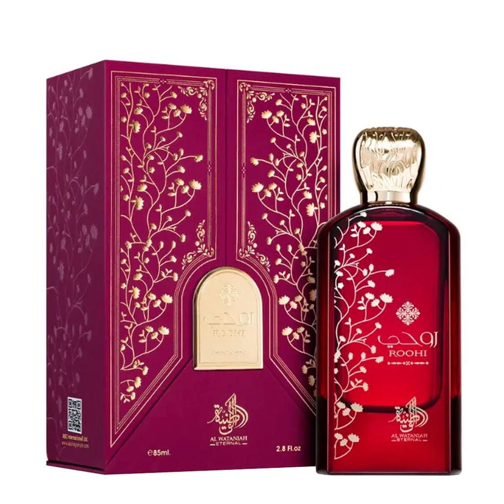 Perfume Árabe Feminino Al Wataniah Eternal Roohi Eau de Parfum 85ml
