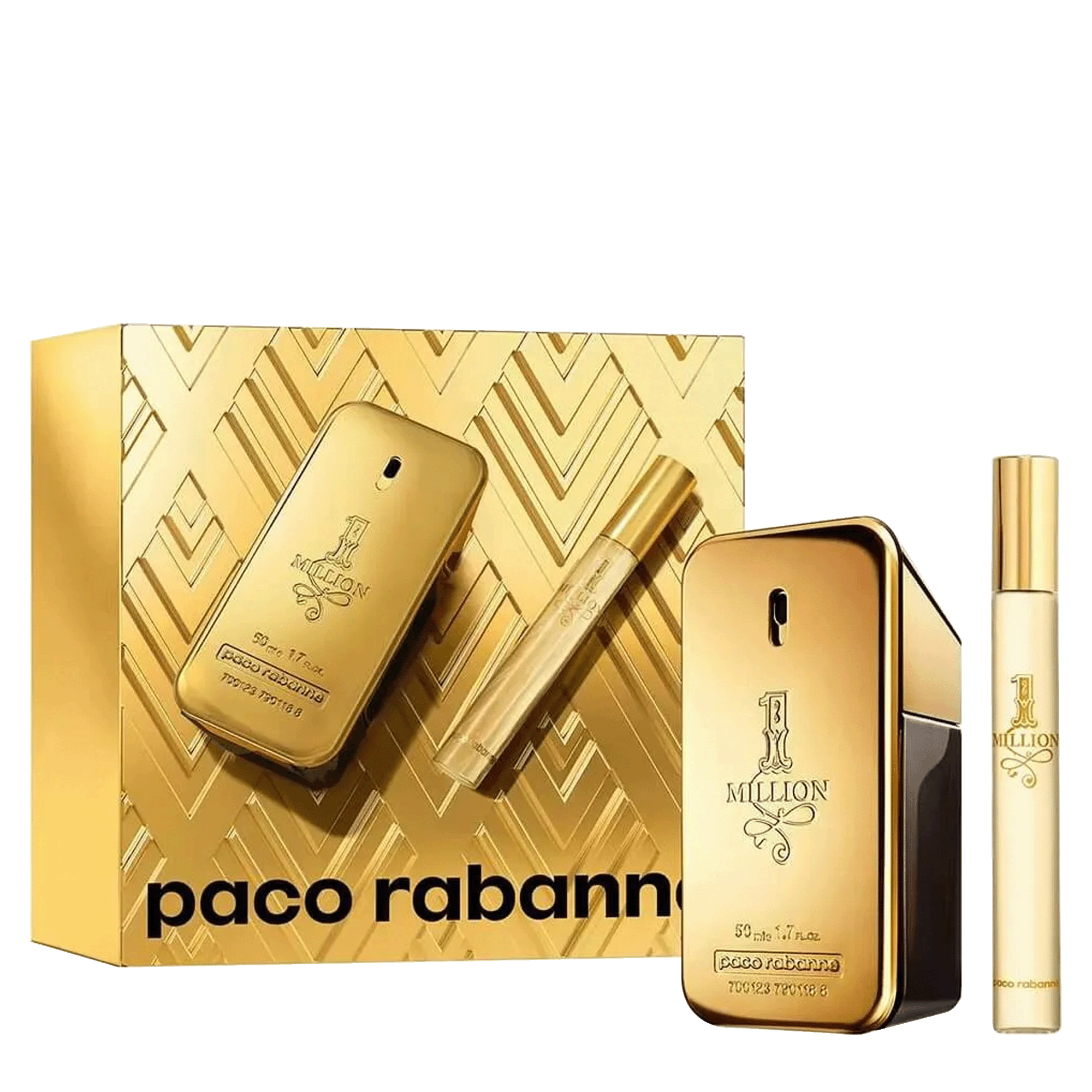 Kit Paco Rabanne One Million  Eau De Toilette 50ml + Travel Size 10ml