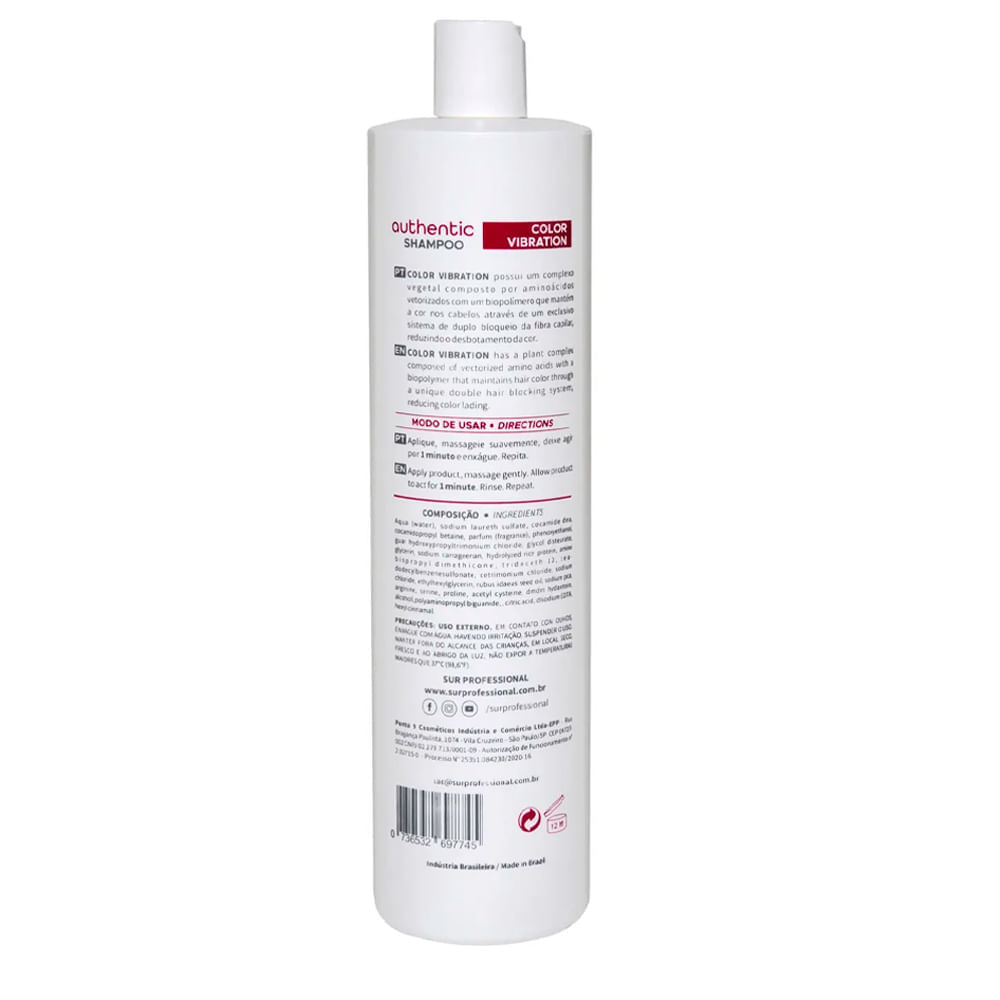 Sur Profissional Color Vibration  Shampoo 1l
